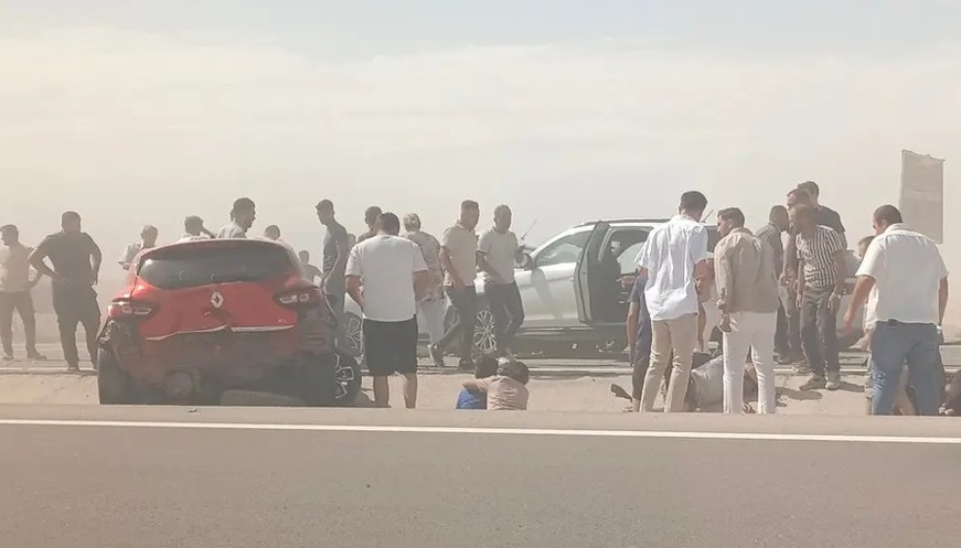Konya-Aksaray Karayolunda Kum Fırtınası: Zincirleme Kaza Meydana Geldi