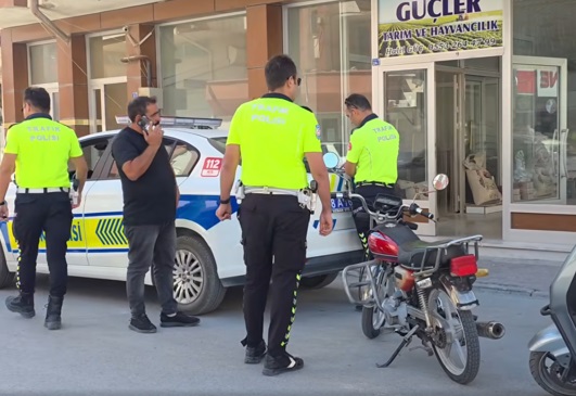 Eskil’de Motosiklet Denetimi Yapıldı