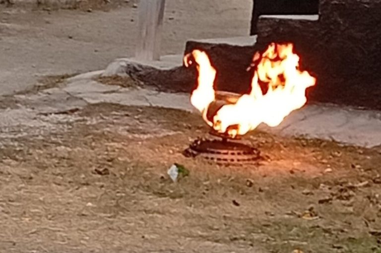 Eskil’de Alev Alan Muftak Tüpü Paniğe Neden Oldu