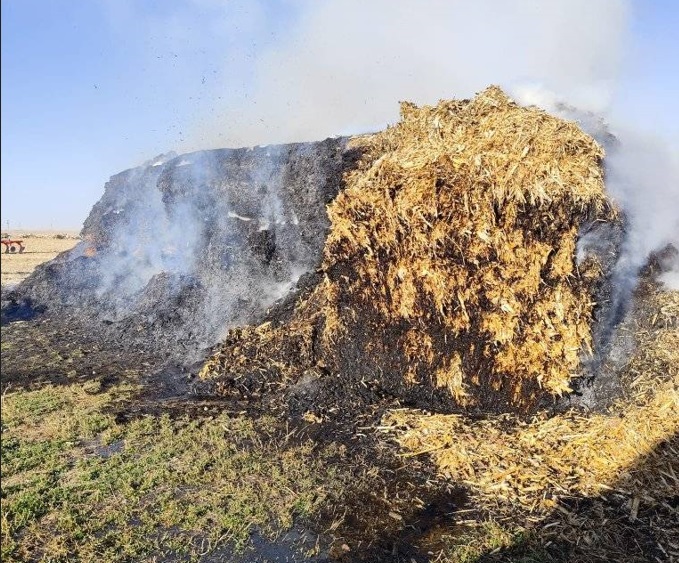 Eskil’de balya yangını