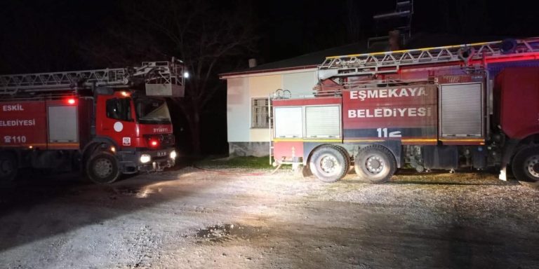 Başaran Köyünde Ev Yangını